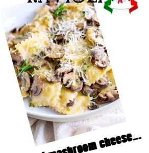 Mushroom & Cheese Ravioli